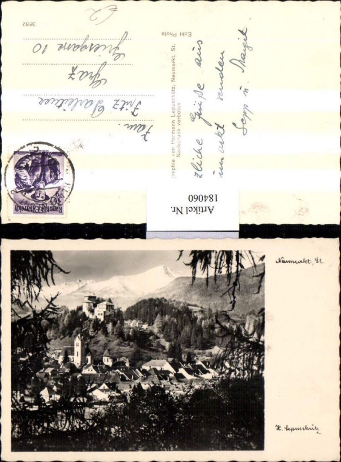 Alte Ansichtskarte – Old Postcard