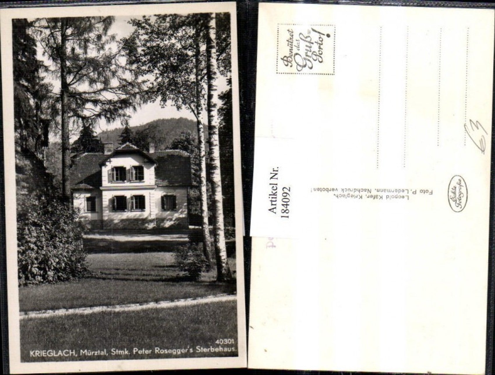 Alte Ansichtskarte – Old Postcard