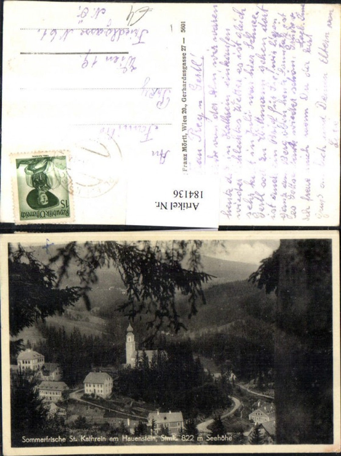 Alte Ansichtskarte – Old Postcard