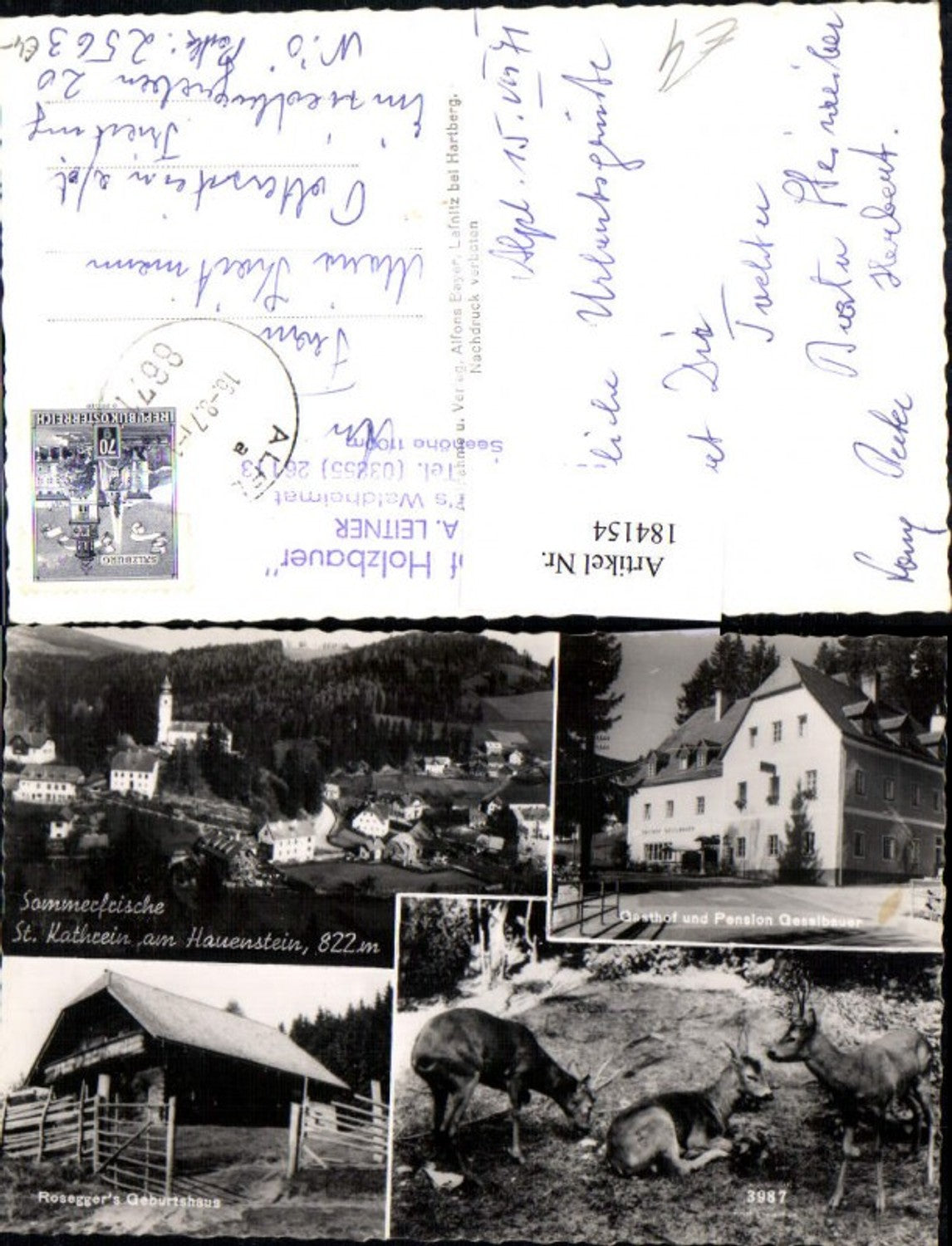 Alte Ansichtskarte – Old Postcard