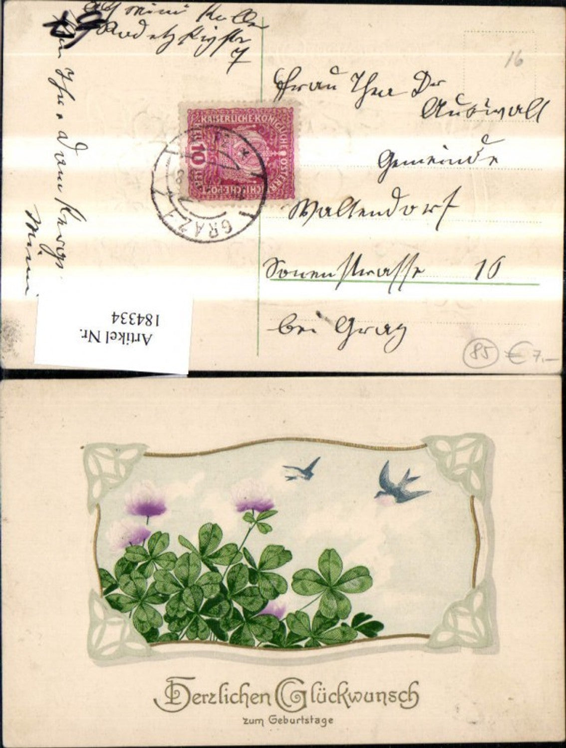 Alte Ansichtskarte – Old Postcard