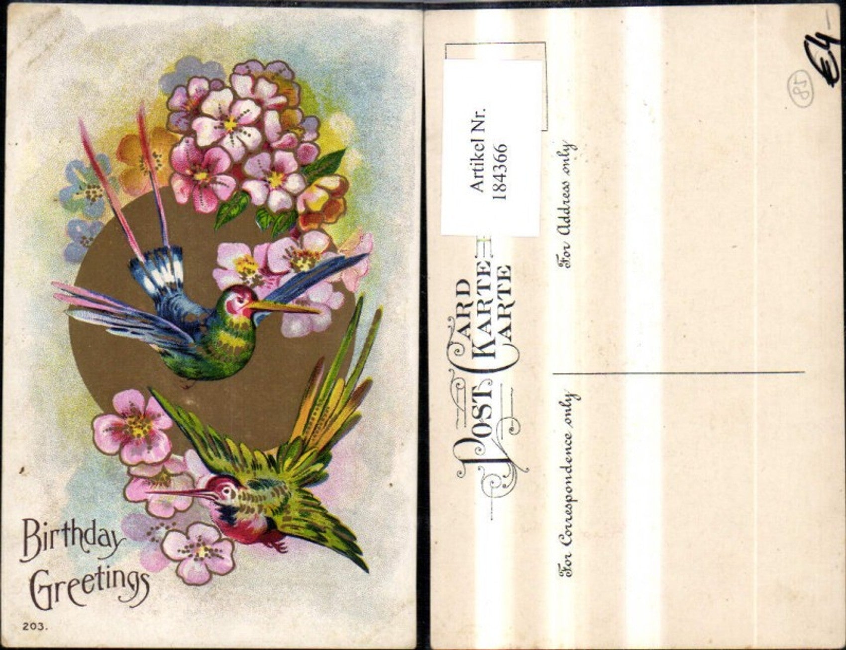 Alte Ansichtskarte – Old Postcard