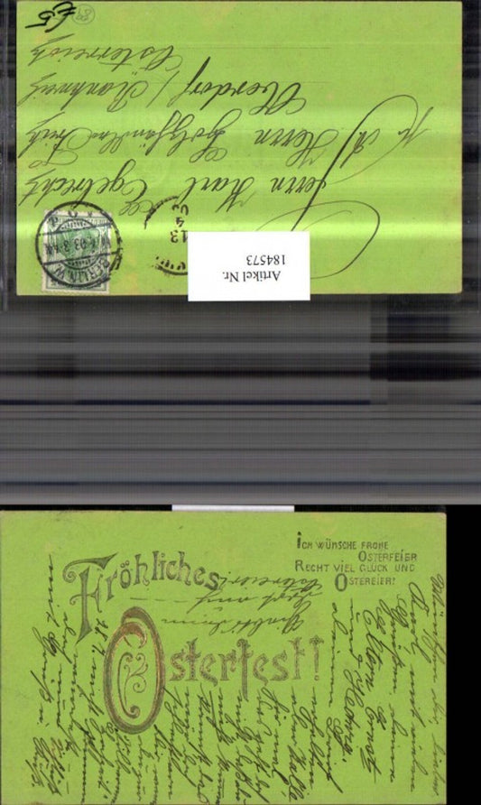 184573,Ostern Präge AK Schrift Text