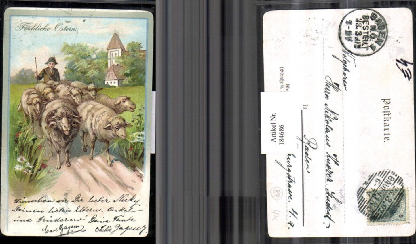 184686, Easter Shepherd Sheep Way