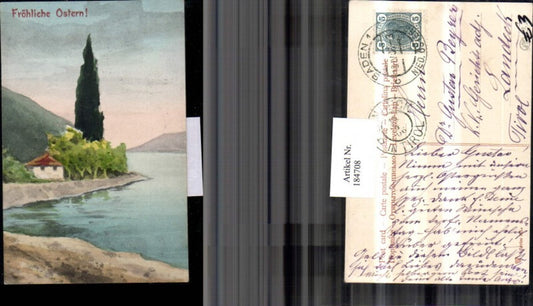 184708, Easter Landscape Lake House