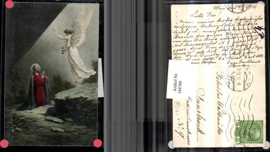 184709, Easter Jesus b. Praying Angel