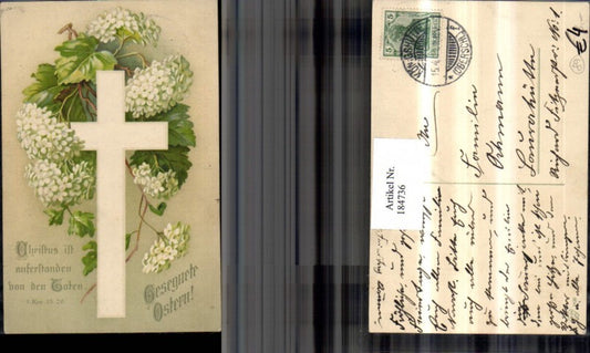 184736,Ostern Kreuz Zweig Blumen Blätter