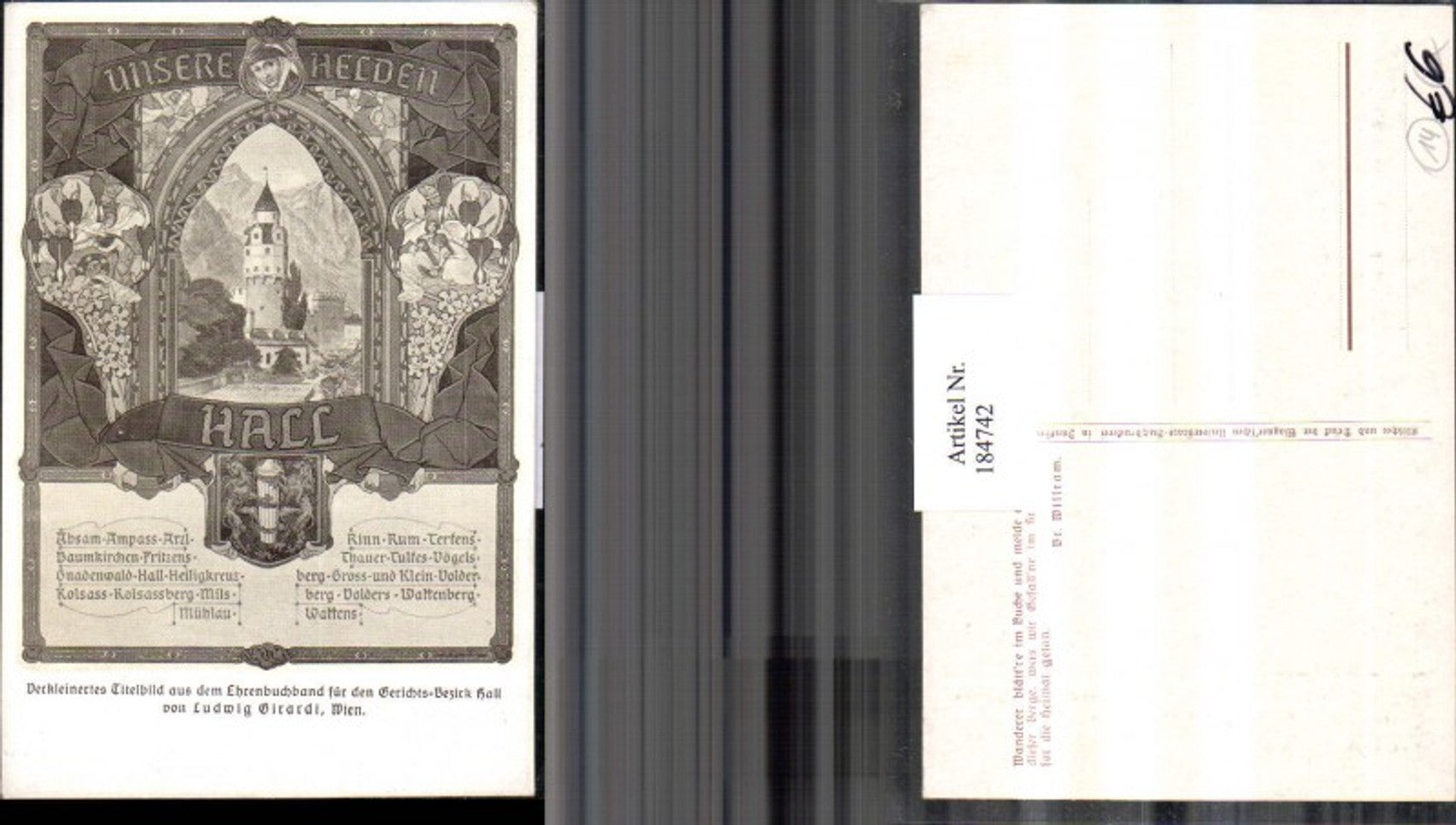 Alte Ansichtskarte – Old Postcard