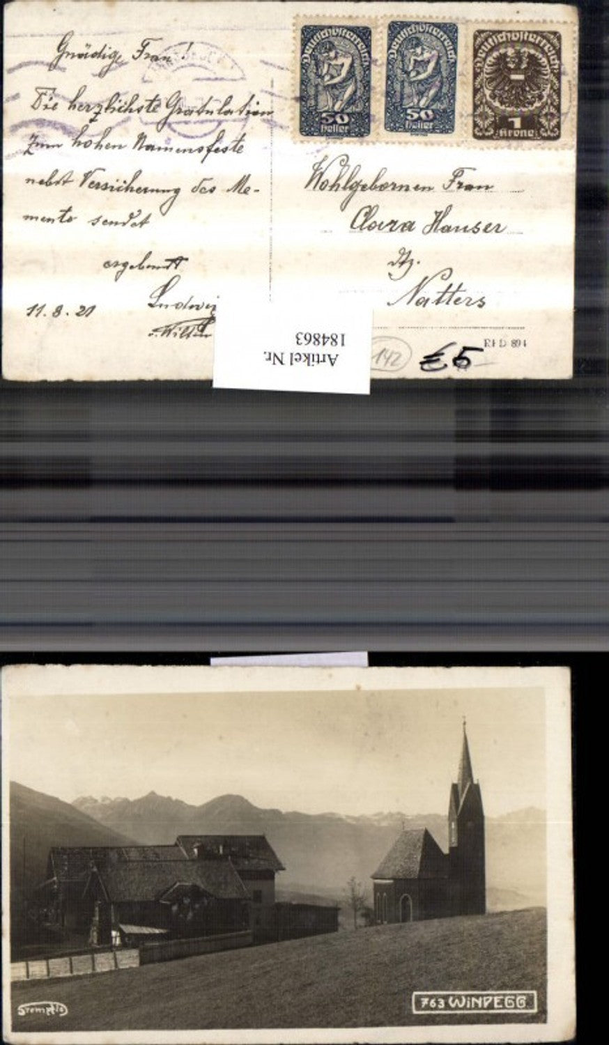 Alte Ansichtskarte – Old Postcard