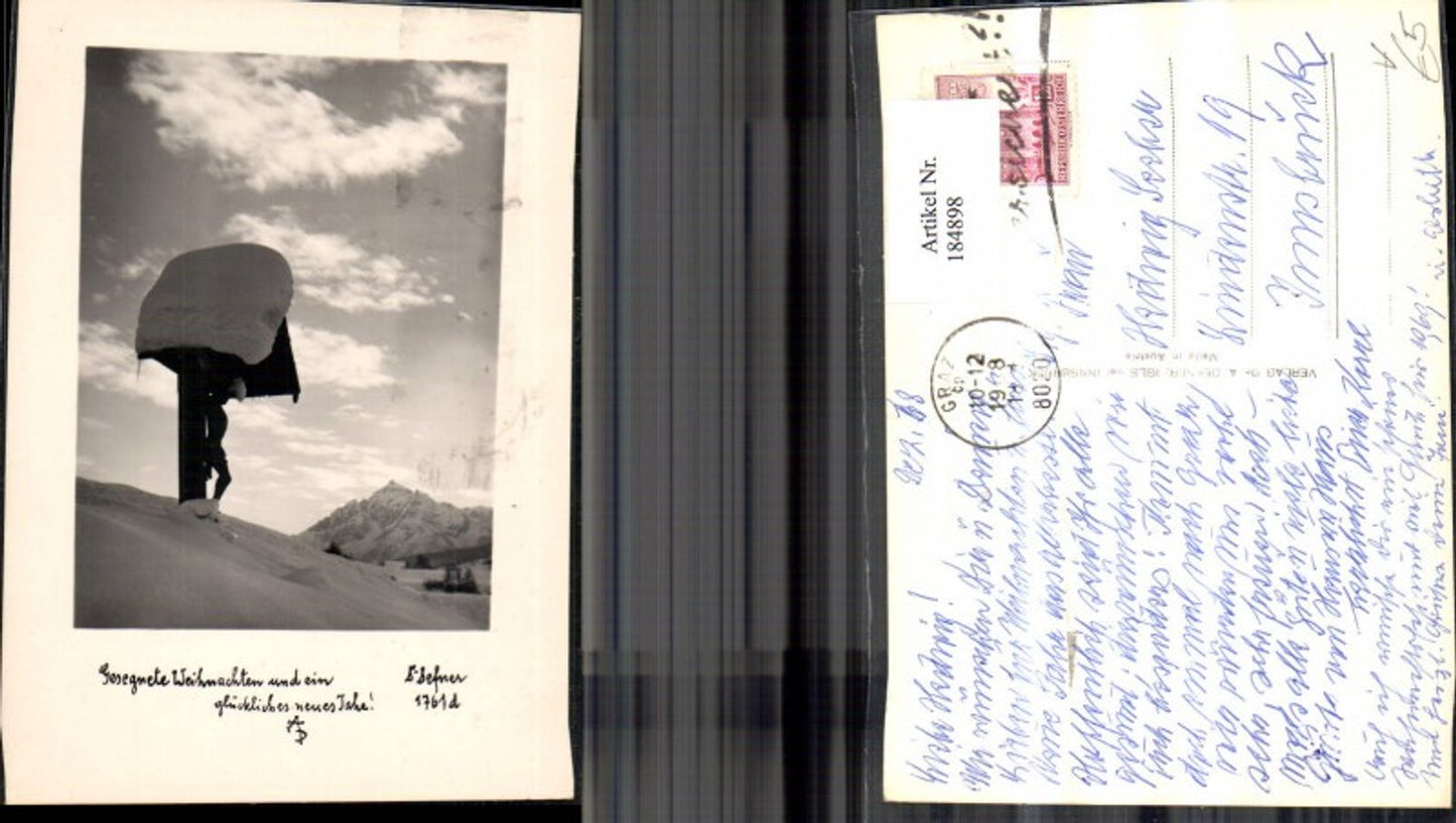 184898, Dr. Defner 1761 d Merry Christmas and a Happy New Year
