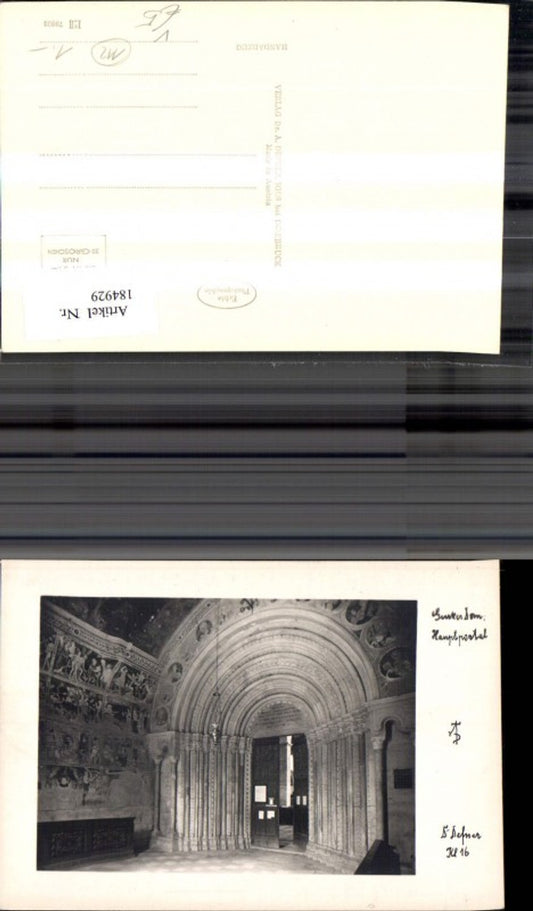 184929,Dr Defner Kl 16 Gurker Dom Gurk Hauptportal