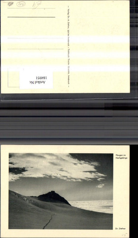 184951, Dr. Defner Morgen i. Hochgebirge