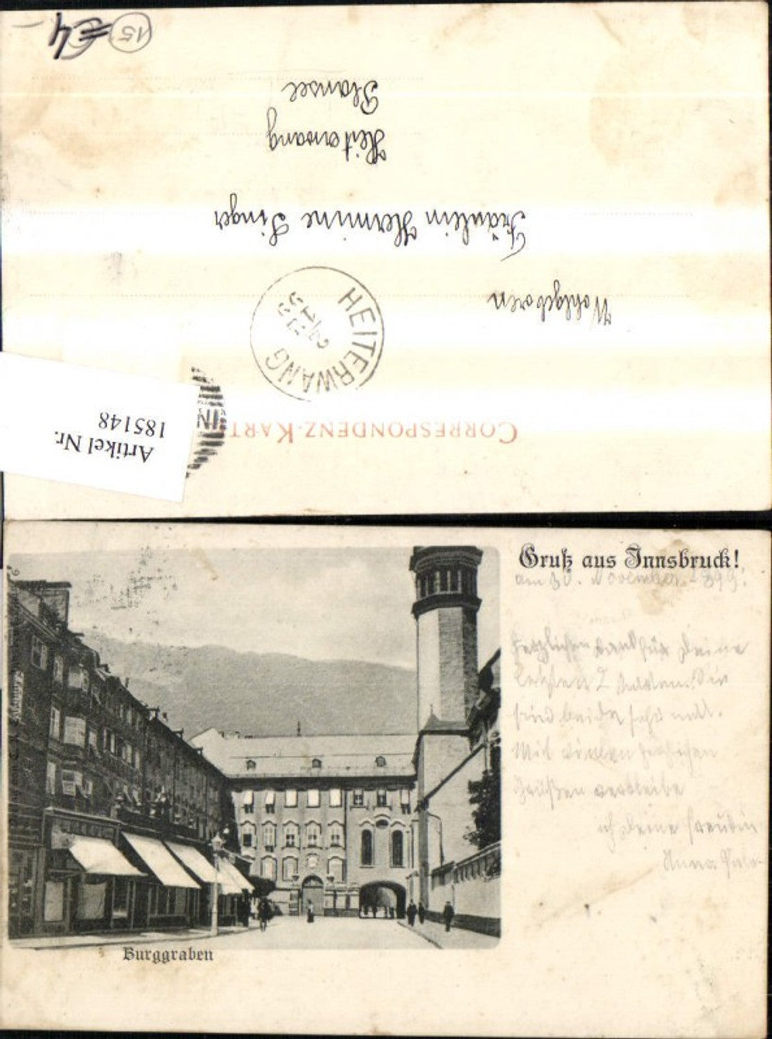 Alte Ansichtskarte – Old Postcard