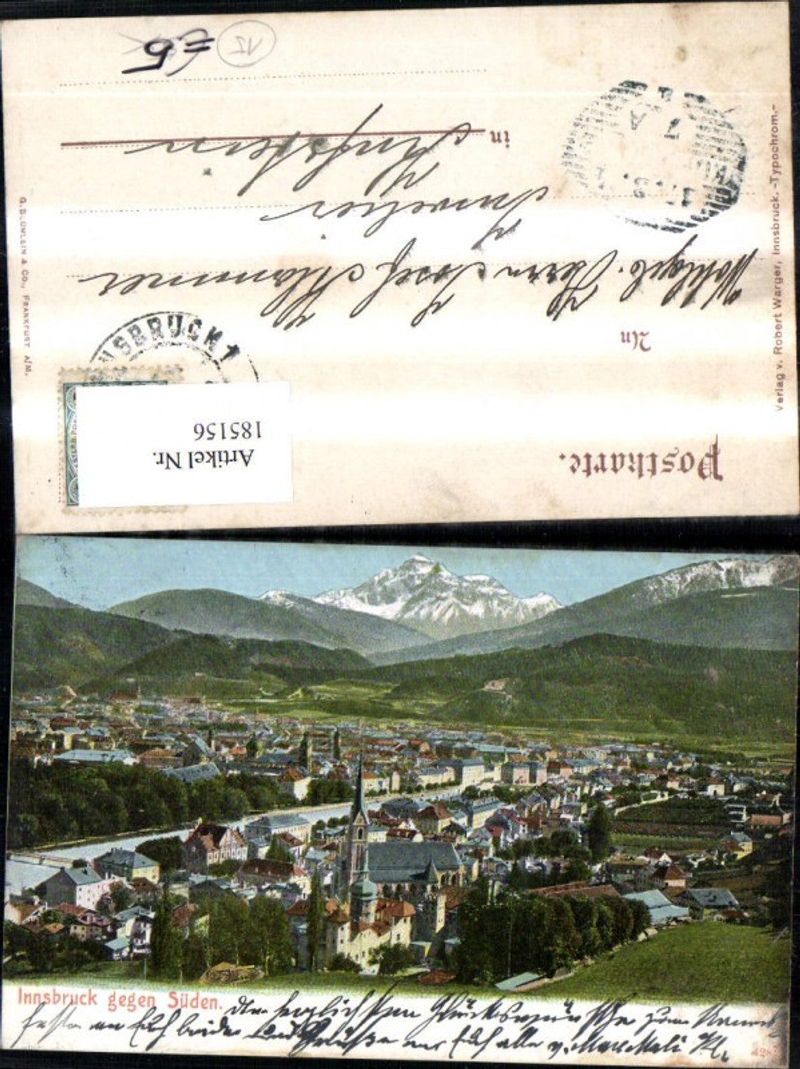 Alte Ansichtskarte – Old Postcard