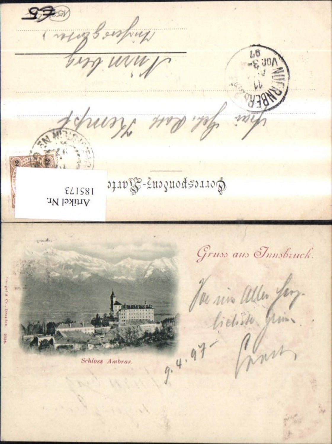 Alte Ansichtskarte – Old Postcard