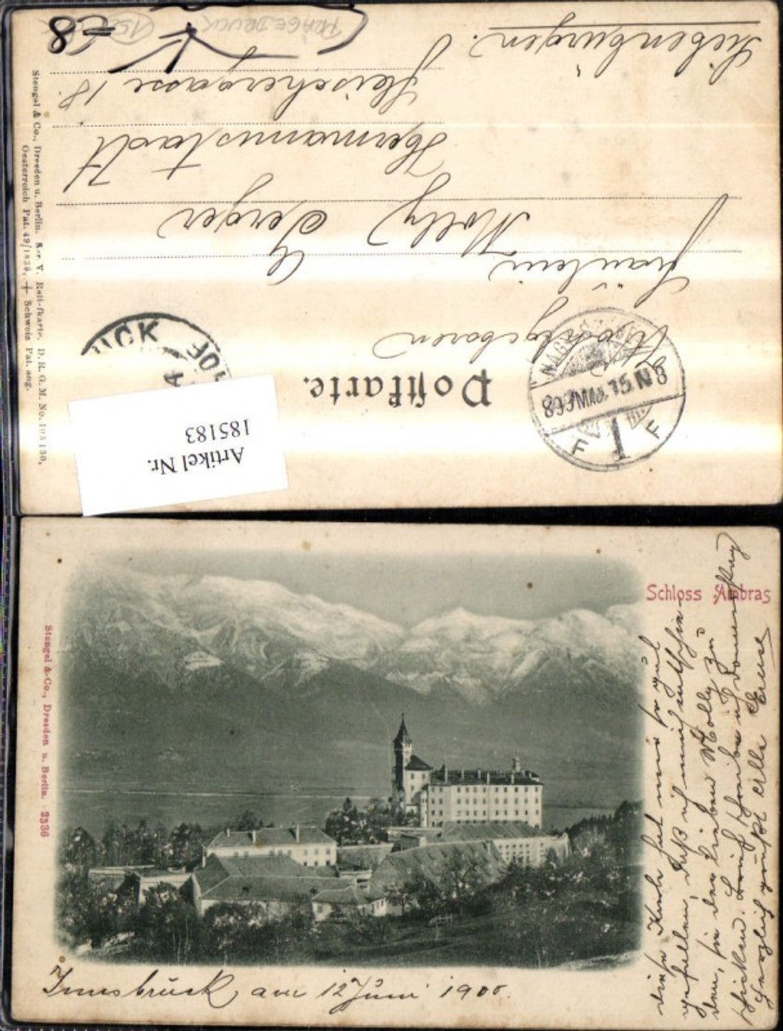 Alte Ansichtskarte – Old Postcard