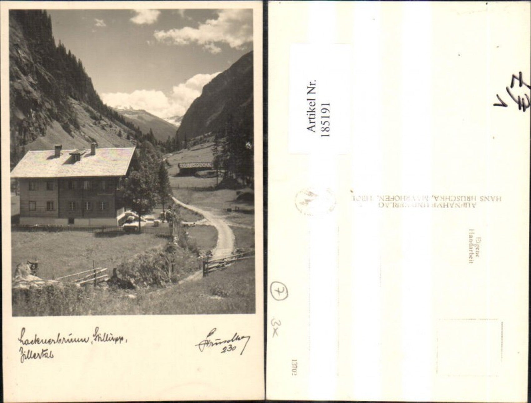 Alte Ansichtskarte – Old Postcard
