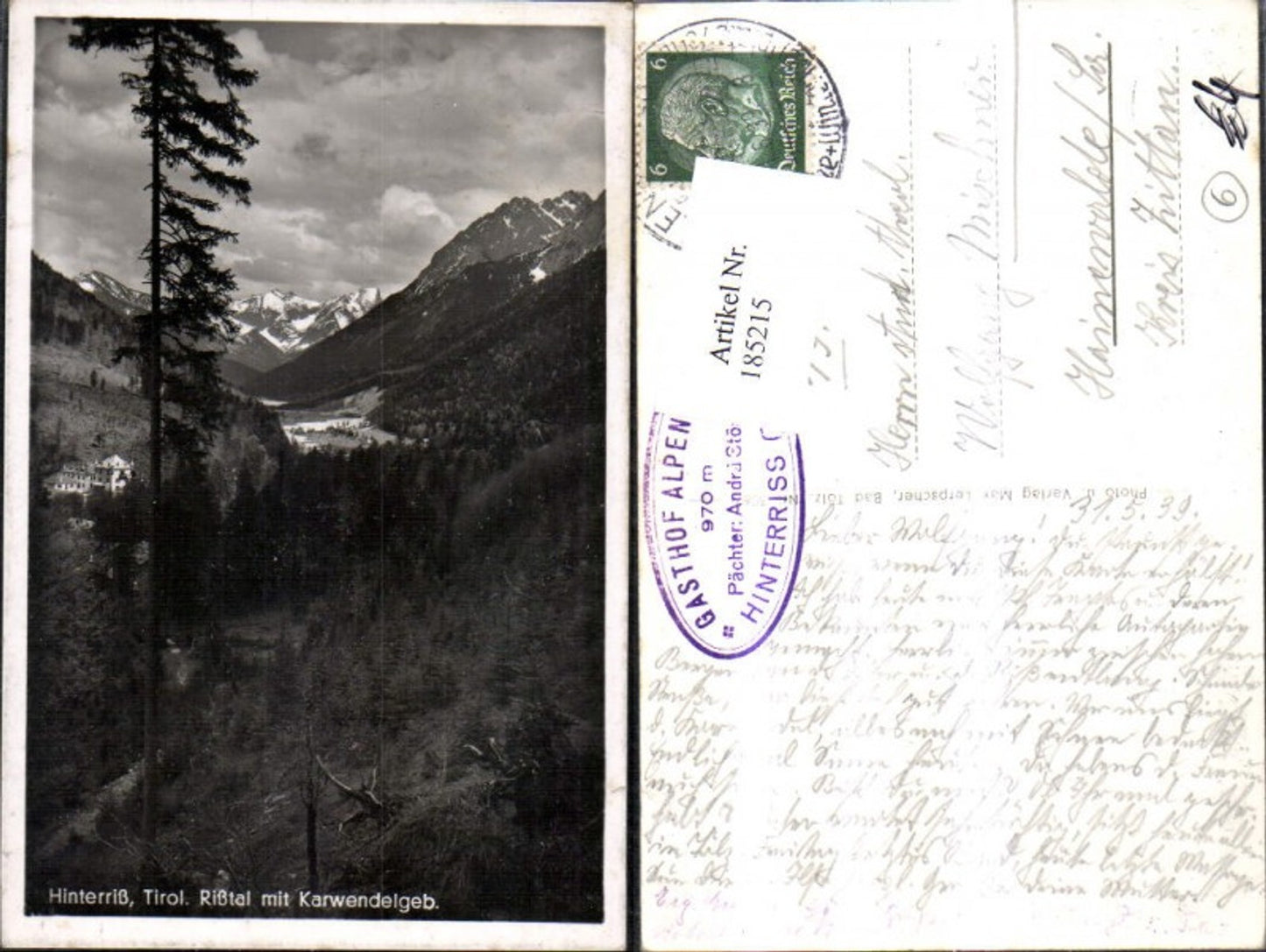 Alte Ansichtskarte – Old Postcard