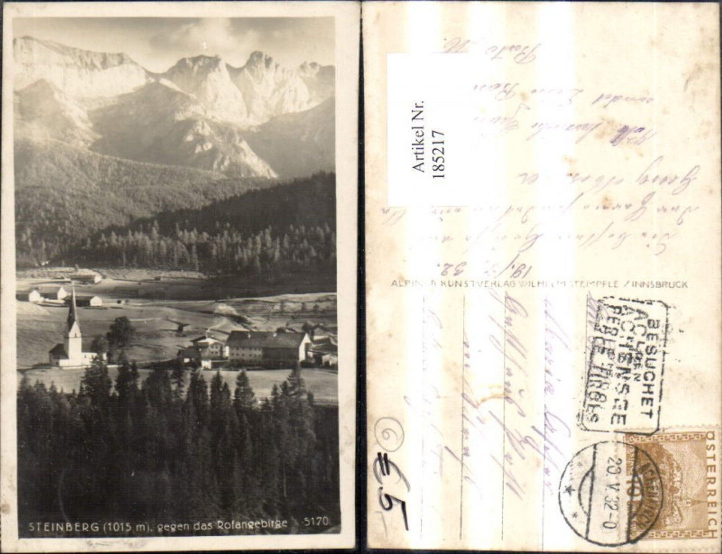 Alte Ansichtskarte – Old Postcard