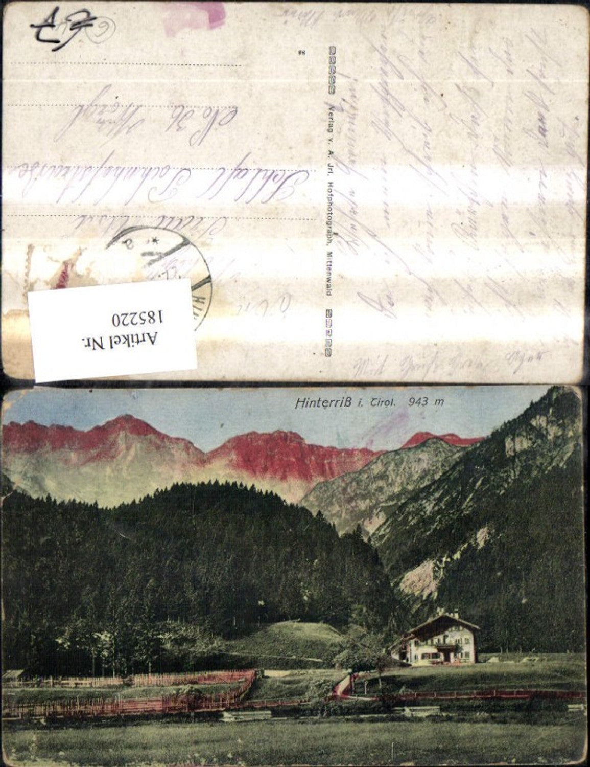 Alte Ansichtskarte – Old Postcard