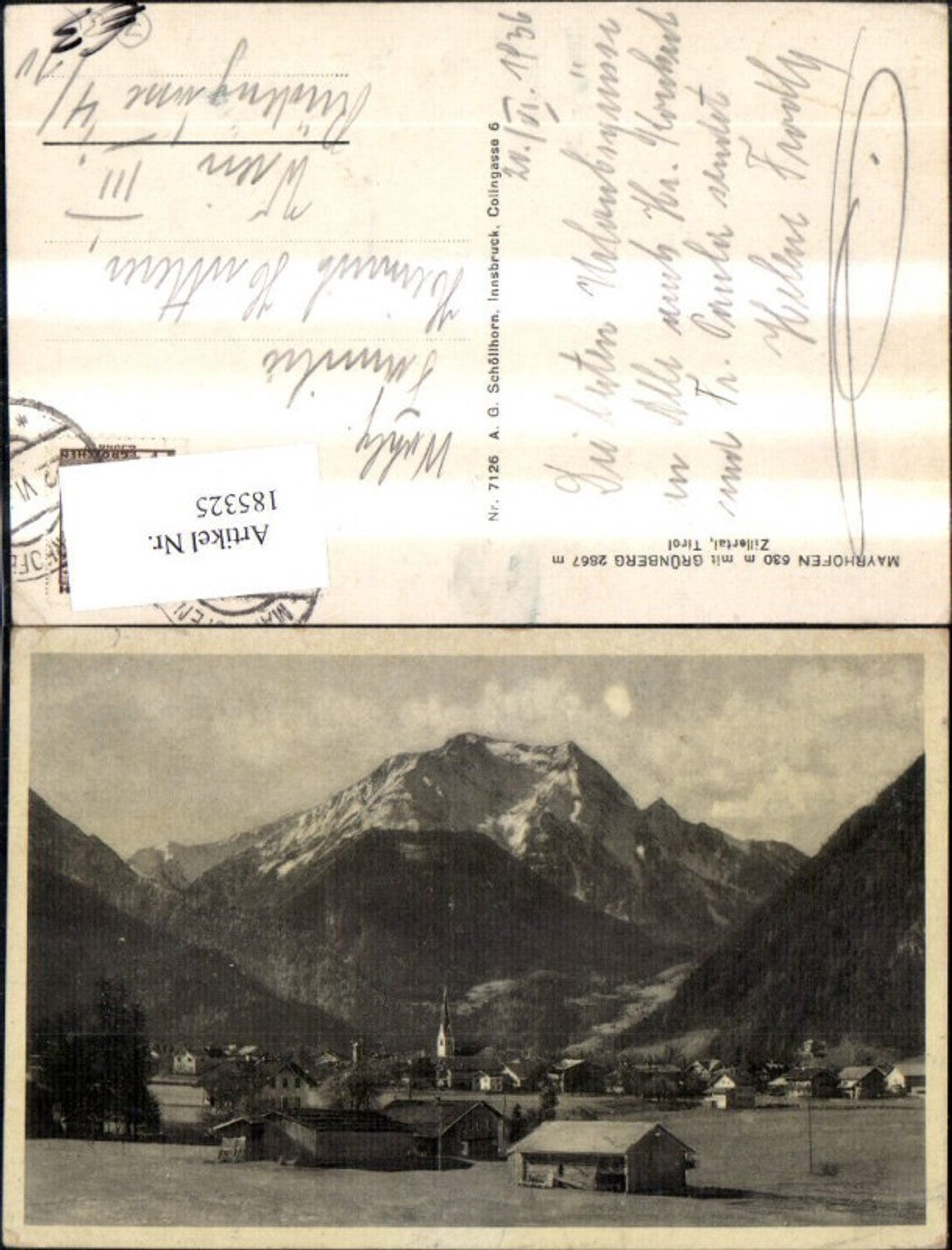 Alte Ansichtskarte – Old Postcard