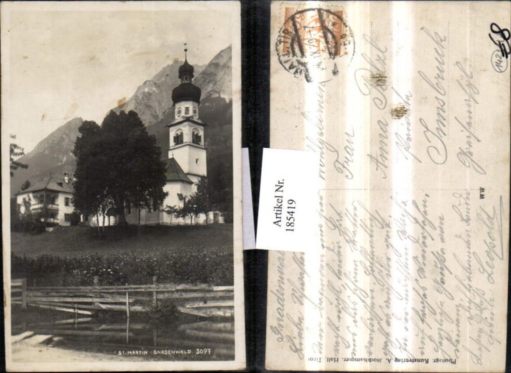 Alte Ansichtskarte – Old Postcard
