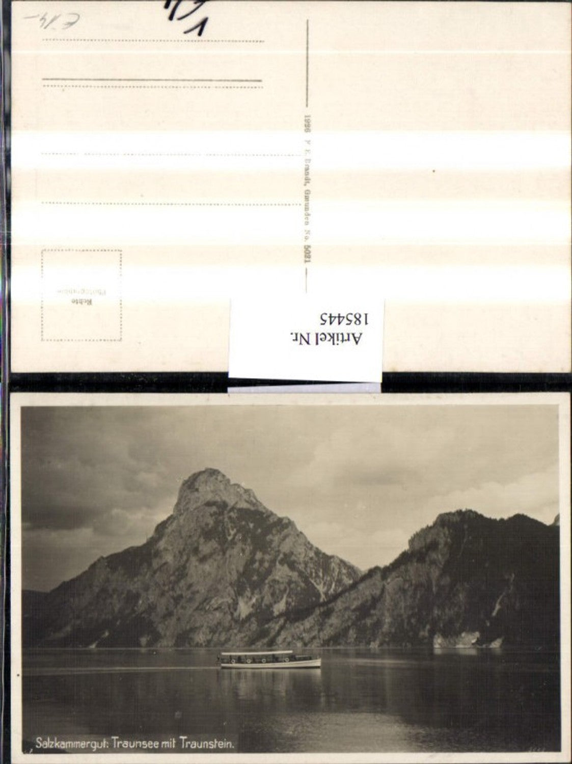 185445,Salzkammergut Traunsee m. Traunstein pub Brandt 5021