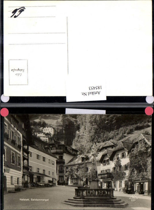 185453,Hallstatt Salzkammergut Ortsansicht Straßenansicht
