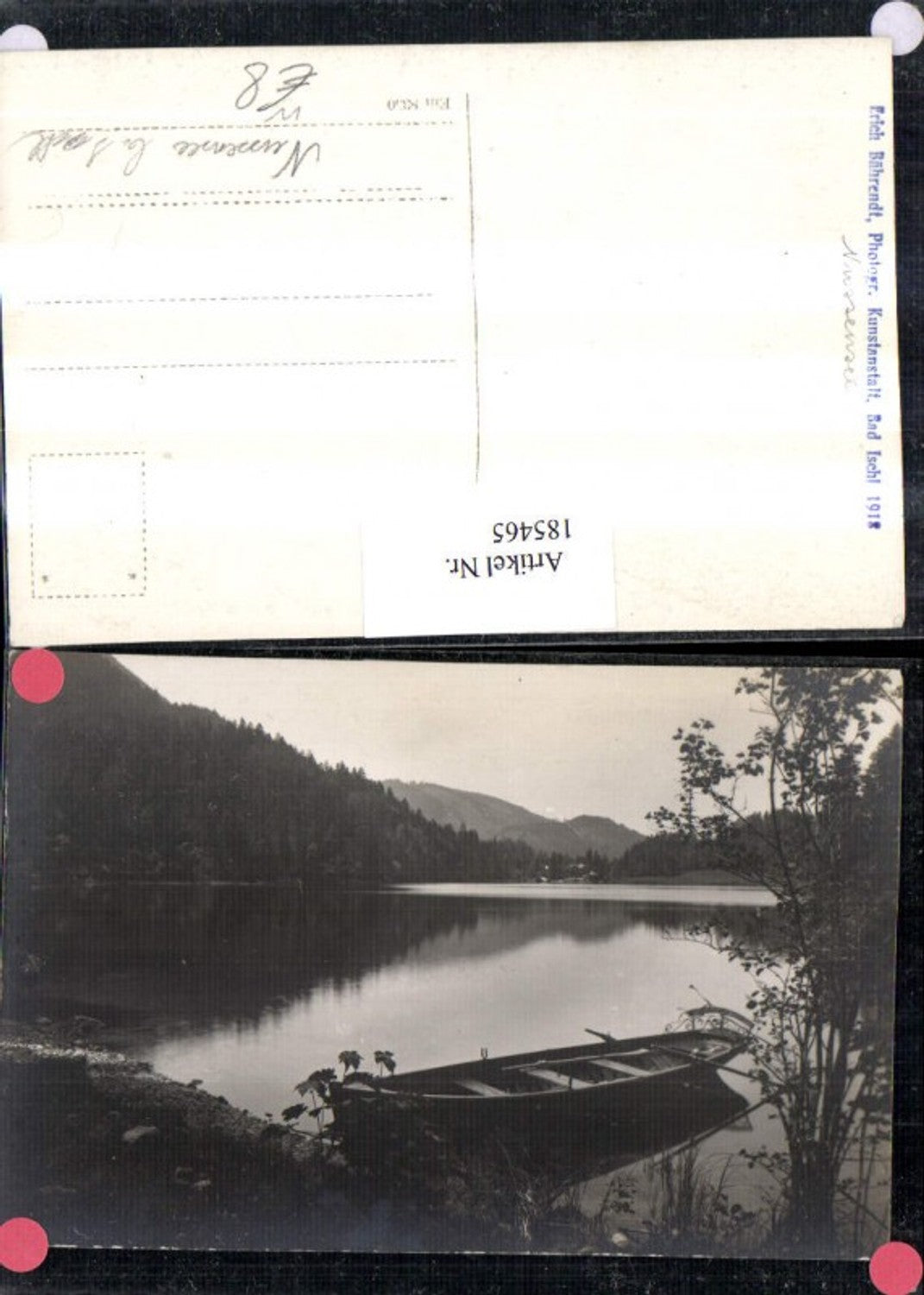 185465,Nussensee b. Bad Ischl Ruderboot Boot