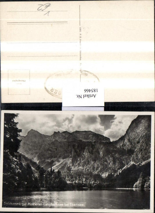 185466,Salzkammergut Hinterer Langbathsee b. Ebensee pub Brandt 5457