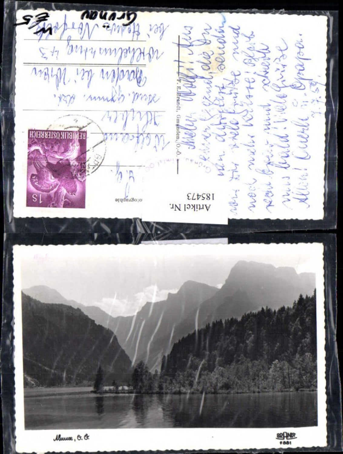 185474,Almsee b. Grünau pub Brandt 9881