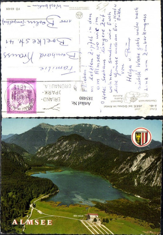 185480,Almsee b. Grünau i. Almtal pub Alpine Luftbild