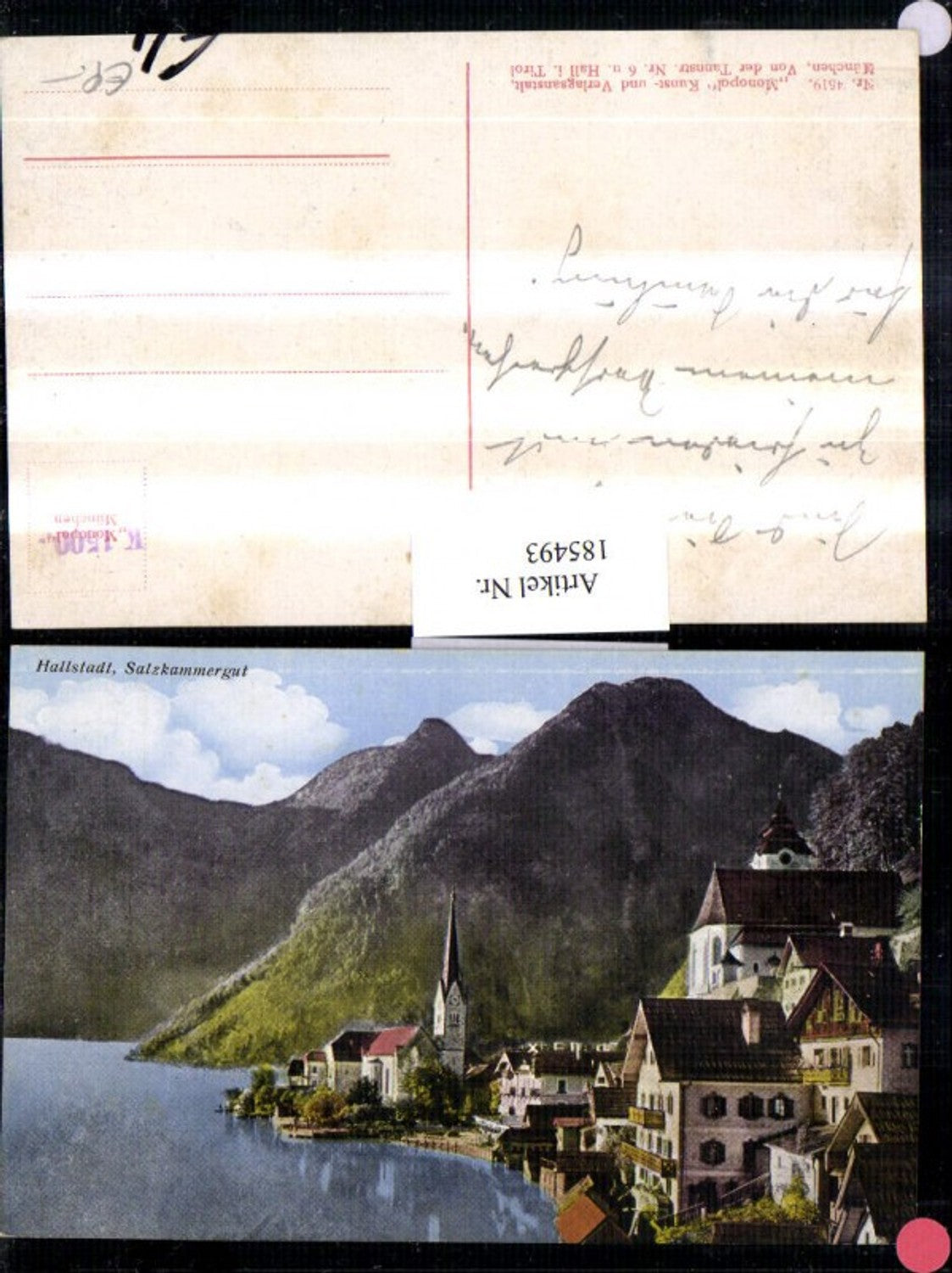 185493,Salzkammergut Hallstatt Teilansicht