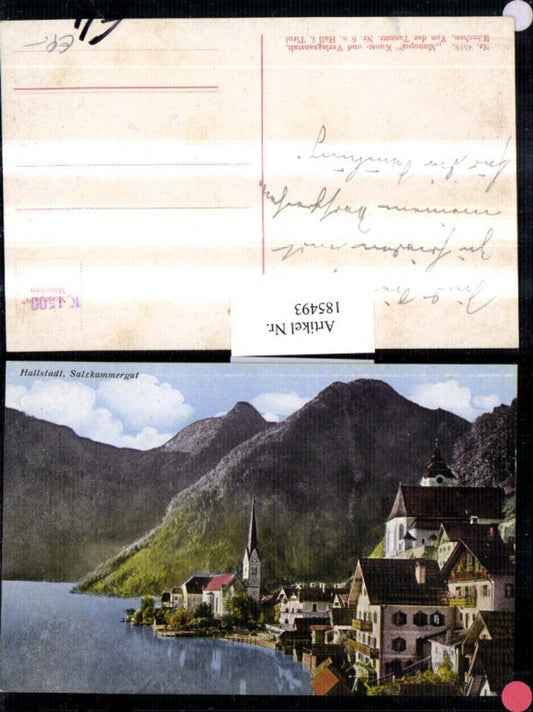 185493,Salzkammergut Hallstatt Teilansicht