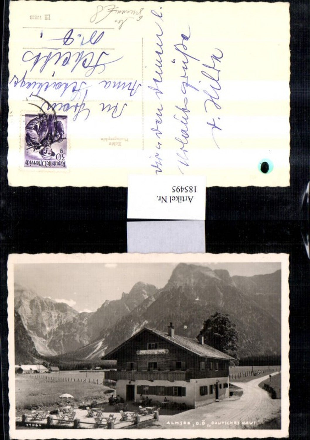 185495,Almsee b. Grünau Alpengasthof Gasthof Deutsches Haus