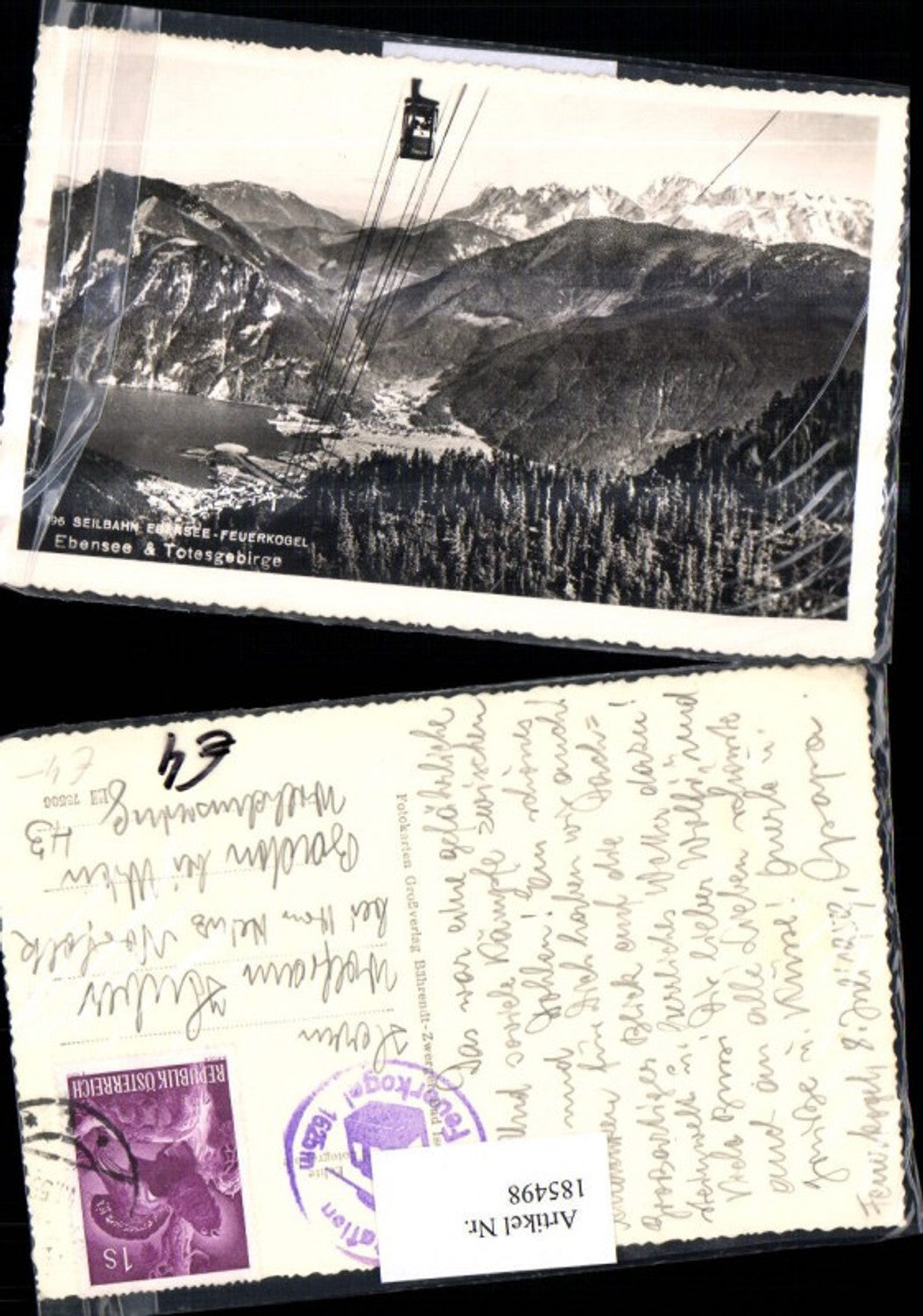 185498,Ebensee u. Totesgebirge Seilbahn Ebensee Feuerkogel