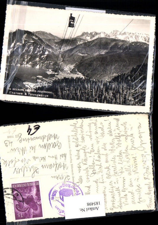 185498,Ebensee u. Totesgebirge Seilbahn Ebensee Feuerkogel