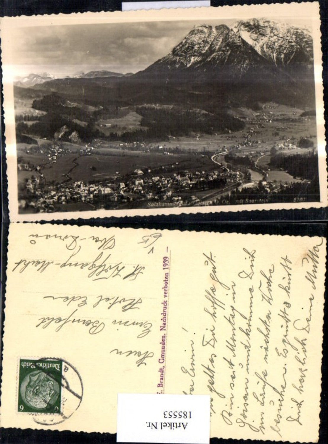 185553,Salzkammergut Goisern Totale m. Sarstein pub Brandt 5707
