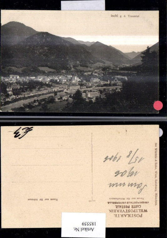 185559,Bad Ischl Totale geg. d. Trauntal