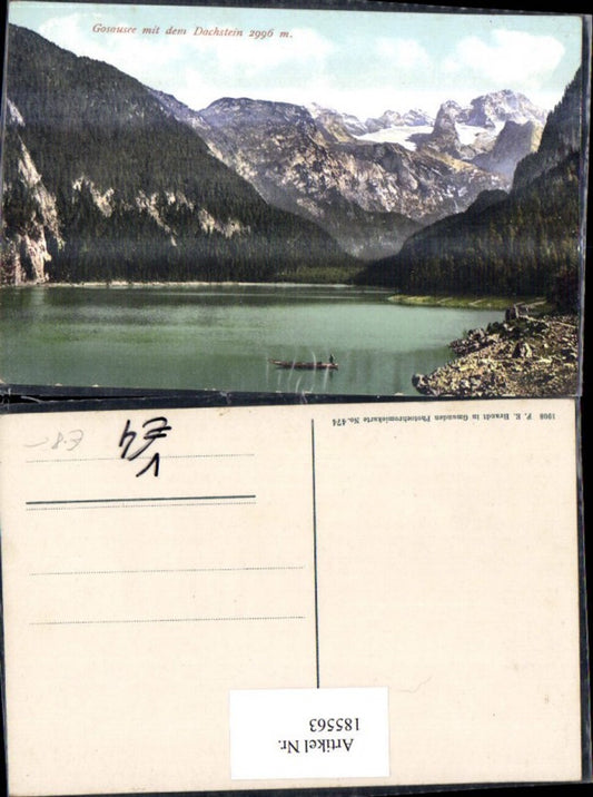 185563,Gosausee m. d. Dachstein pub Brandt 474
