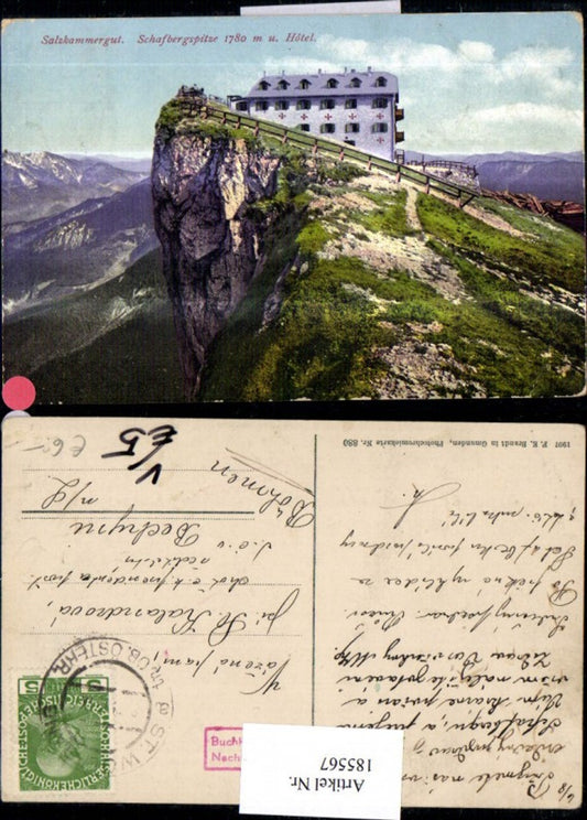 185567,Salzkammergut Schafbergspitze Hotel pub Brandt 880