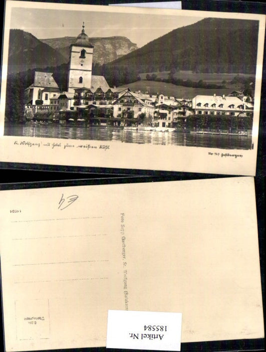 185584,St. Wolfgang Teilansicht m. Hotel zum Weissen Rössl