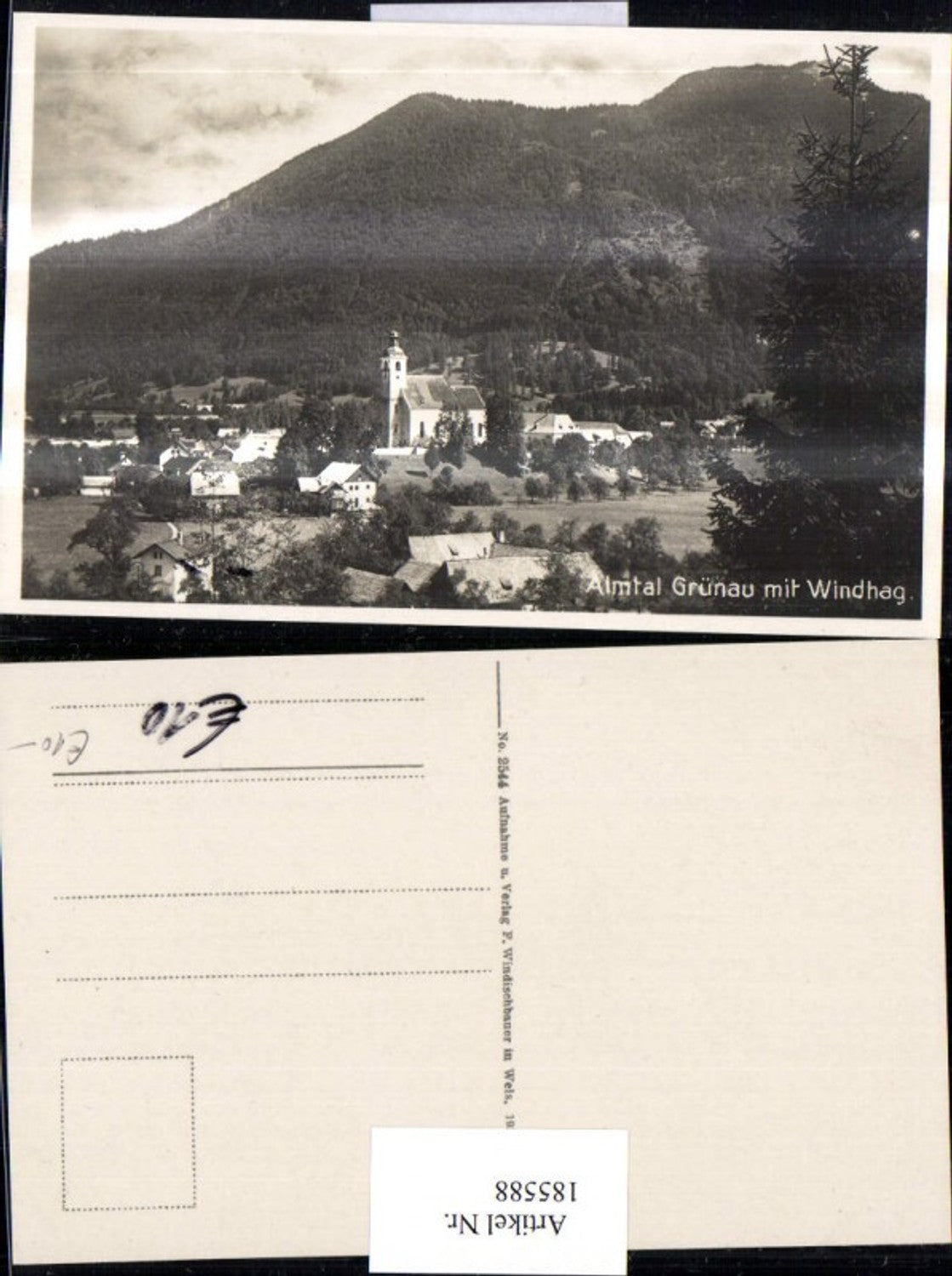 185588,Almtal Grünau Totale m. Windhag