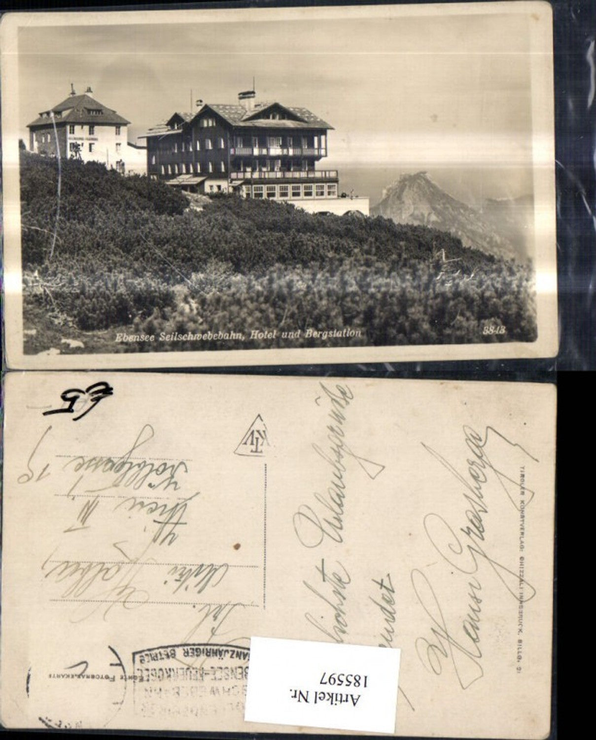 185597,Ebensee Seilschwebebahn Hotel u. Bergstation