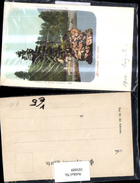 185609,Kreuzstein b. Bad Ischl pub Brandt 200