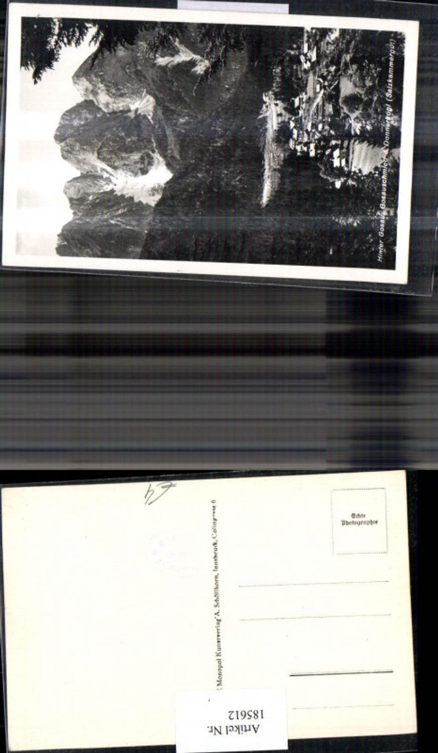 185612,Salzkammergut Hinter Gosau Totale Gosauschmied u. Donnerkogel