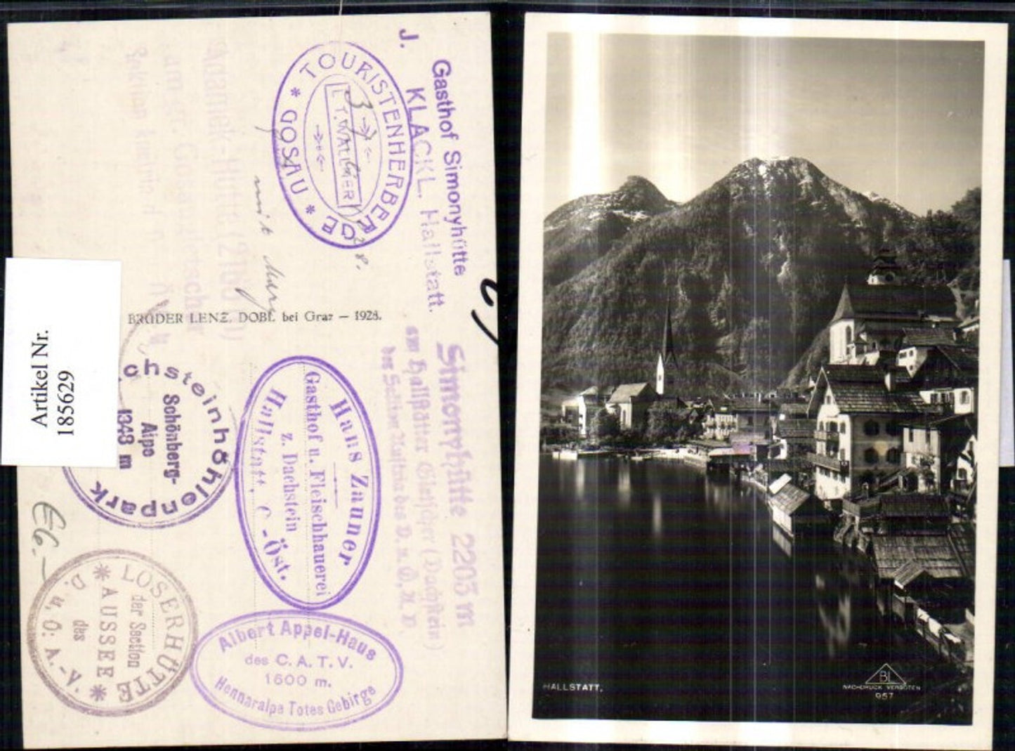 185629,Hallstatt Teilansicht