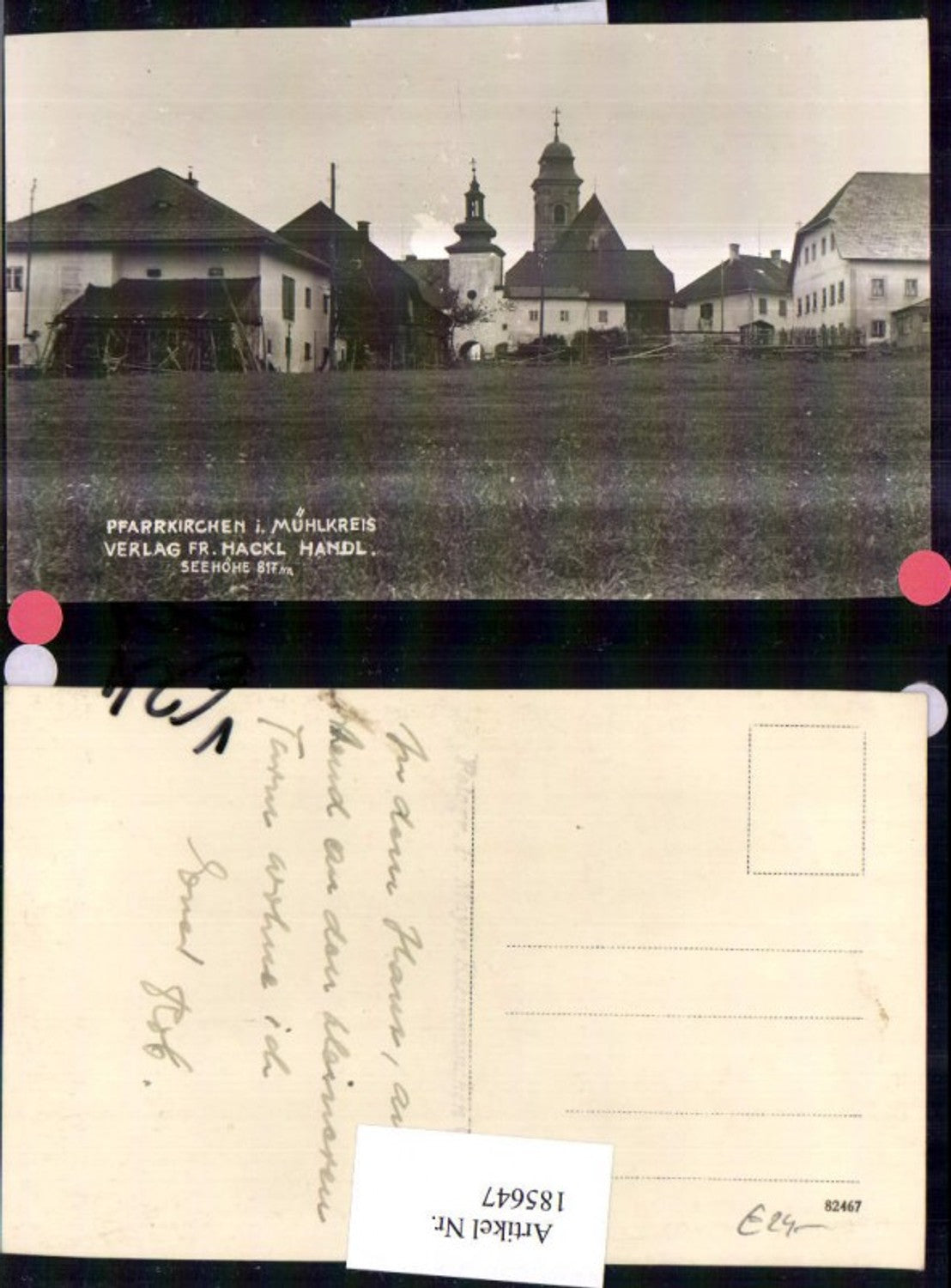 185647, Pfarrkirchen i. Mühlkreis Partial view pub Hackl Handl