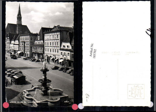 185702,Steyr Stadtplatz Brunnen Leopoldibrunnen