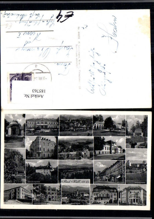185763,Bad Hall Mehrbild Ak